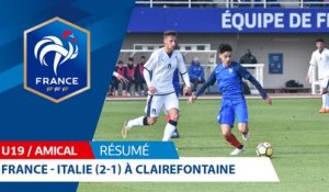 U19, amical : France - Italie (2-1), le résumé