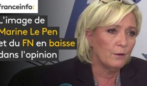 L'image de Marine Le Pen et du FN en baisse dans l'opinion