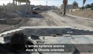 L'armée syrienne avance dans la Ghouta orientale