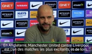 30e j. - Guardiola : "Nous allons regarder United-Liverpool, bien sûr !"