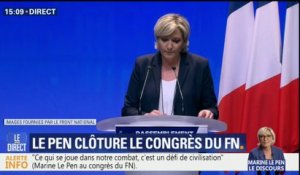 "Matteo, j’en profite pour te féliciter au nom de tout le FN", dit Le Pen à Salvini, patron de la Ligue en Italie