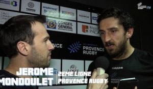 Provence Rugby / Albi : La réaction de Jerome Mondoulet
