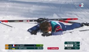 Biathlon / 12,5 km H Debout. Benjamin Daviet remporte l'or ! - Jeux Paralympiques 2018