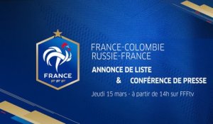 Jeudi, Équipe de France : annonce de liste et conférence de presse de Didier Deschamps (14h00)