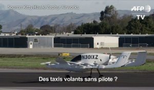 Le gourou de Google teste des taxis volants en Nouvelle-Zélande