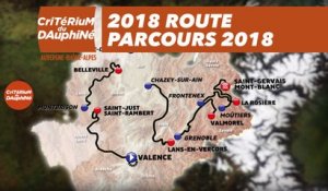 Le parcours de la 70e édition - Critérium du Dauphiné 2018