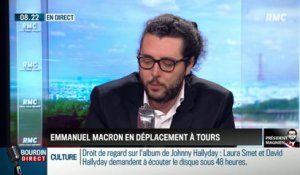 Président Magnien ! : Emmanuel Macron en déplacement à Tours - 15/03