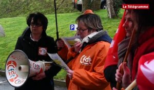 Landerneau. Entre 150 et 200 manifestants pour défendre les retraités et les personnels d'Ehpad
