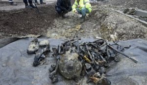 Les restes de soldats découverts sur le chantier du fort de Douaumont