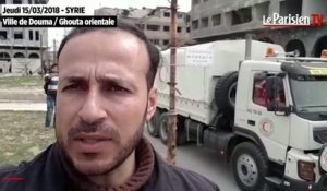 Syrie : des obus interrompent l'arrivée d'un convoi humanitaire dans la Ghouta