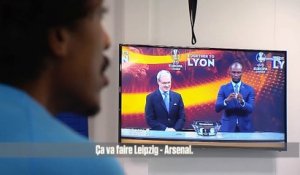 La réaction des joueurs après le tirage !