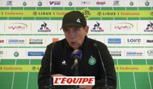 Gasset «On a bien maîtrisé le match» - Foot - L1 - ASSE