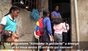 Au Venezuela, la solidarité au menu d'une favela de Caracas