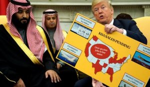 Trump et le prince héritier saoudien affiche leur amitié