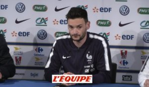 Lloris «La star, c'est l'équipe de France» - Foot - CM - Bleus