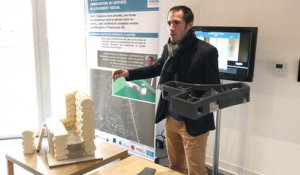 Visite de la première maison d’habitat social construite avec une imprimante 3D
