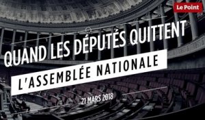 Quand l'opposition quitte l'Assemblée nationale pour protester