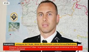 Arnaud Beltrame, le gendarme héroïque qui avait remplacé des otages est décédé