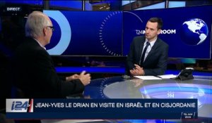 Jean-Yves Le Drian en visite en Israël et en Cisjordanie