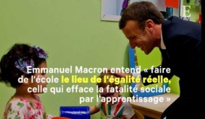Emmanuel Macron rend l'école obligatoire dès 3 ans
