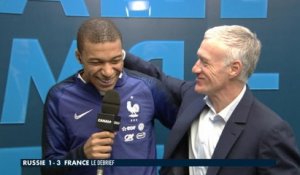 Late Football Club - Russie / France - Les réactions de Kylian Mbappé et Didier Deschamps