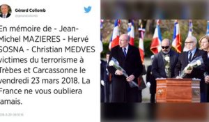 Attaques terroristes dans l’Aude. Derniers hommages et obsèques des victimes à Trèbes.