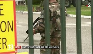 Isère : une voiture fonce sur des militaires