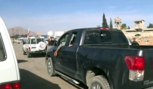 Ghouta: des bus quittent le point de contrôle de Wafidine