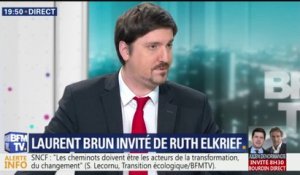SNCF: "Nous ne sommes pas pour le statu quo", a assuré le secrétaire général de la CGT cheminots Laurent Brun