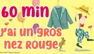 60 min de comptines pour enfants - J'ai un gros nez rouge - Jacques Haurogné et Steve Waring