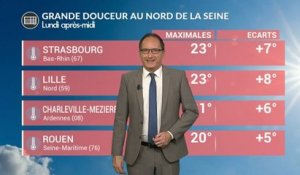 Météo de votre lundi : grande douceur au nord de la Seine