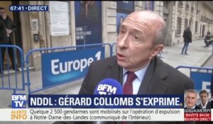 Notre-Dame-des-Landes: Gérard Collomb souhaite que l’évacuation de la ZAD "se passe bien"