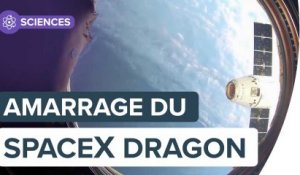 ISS : Amarrage du SpaceX dragon en Time-lapse