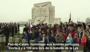 Macron défend l'Europe lors du centenaire du "Verdun portugais"