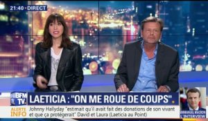 Laeticia Hallyday: "On me roue de coups" (2/2)