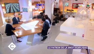 Grève SNCF : Guillaume Pépy s'engage dans "C à vous" à faire rouler le plus de trains possible pour les départs en vacances - Regardez