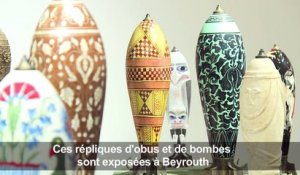 Une artiste libanaise transforme des munitions en œuvres d'art