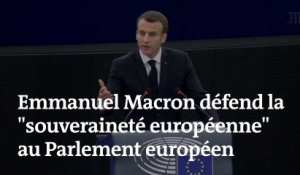 « Notre responsabilité est d’organiser un vrai débat européen », dit Emmanuel Macron au Parlement européen