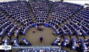 Colère cinglante d'Emmanuel Macron au Parlement Européen à Bruxelles - Regardez