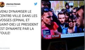 SNCF : Emmanuel Macron chahuté par les cheminots dans les Vosges
