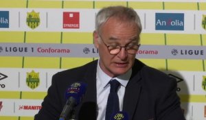 Ligue 1: 34e j. - Ranieri: "Content du match, déçu du résultat"