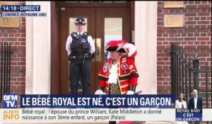 Le "crieur" annonce la naissance du troisième bébé royal à Londres