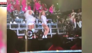 Beyoncé chute en plein concert avec sa soeur à Coachella (Vidéo)