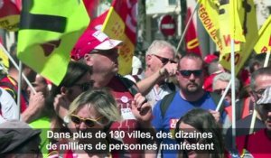Face à Macron, des manifestants en colère partout en France