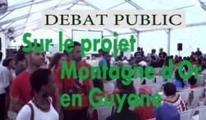 Débat Public sur le projet Montagne d'Or en Guyane-réunion-ouverture-partie1