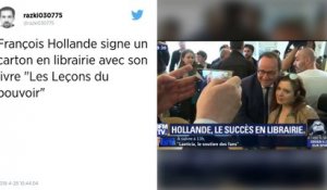 Le livre de François Hollande cartonne en librairie.