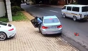 Tentative de carjacking d'une Porsche ratée en Afrique du Sud !