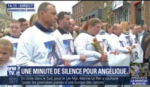 À Wambrechies, une minute de silence observée pour Angélique avant la marche blanche