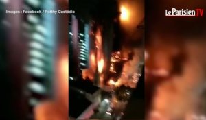 Brésil : une tour s'effondre après un incendie à Sao Paulo