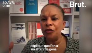 Immigration : pour Christiane Taubira, accueillir "24 000 personnes, ça n’est pas toute la misère du monde"